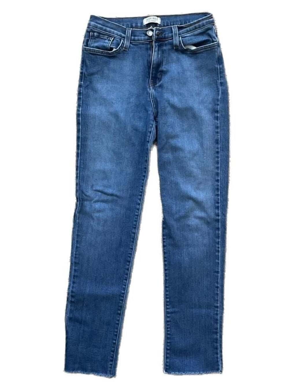 Judy Blue High Rise Raw Hem Skinny Jeans Size 9/29 Style 82108